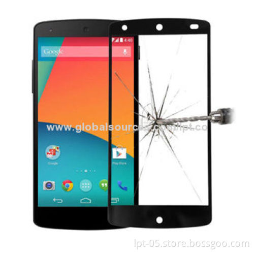 Free Sample Anti-Explosion Tempered Glass Screen Protector Film for LG Google Nexus 5 Black
